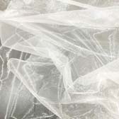 Csillogó áttetsző tüll - WHITE (fehér)